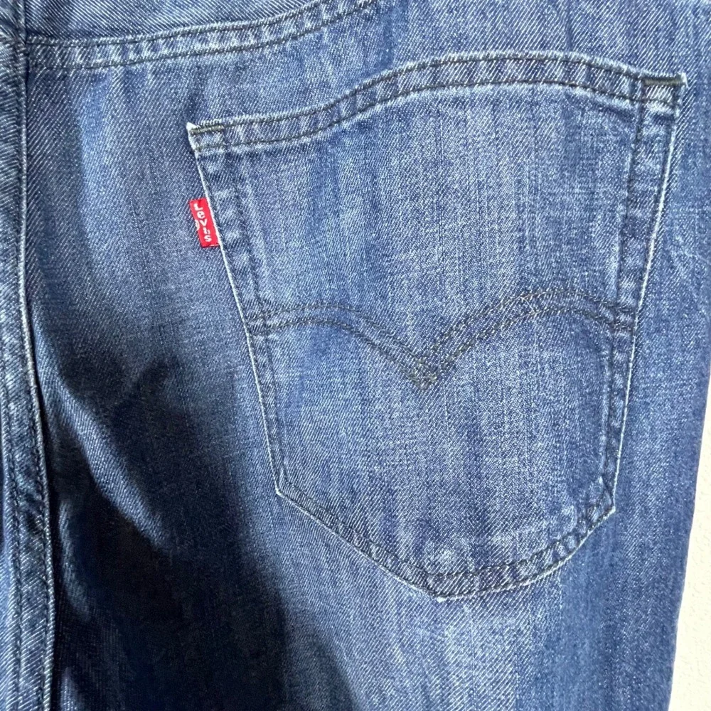Levi's 569 Loose Straight Jeans Mens 38x32 Blue‎ Relaxed Fit Denim